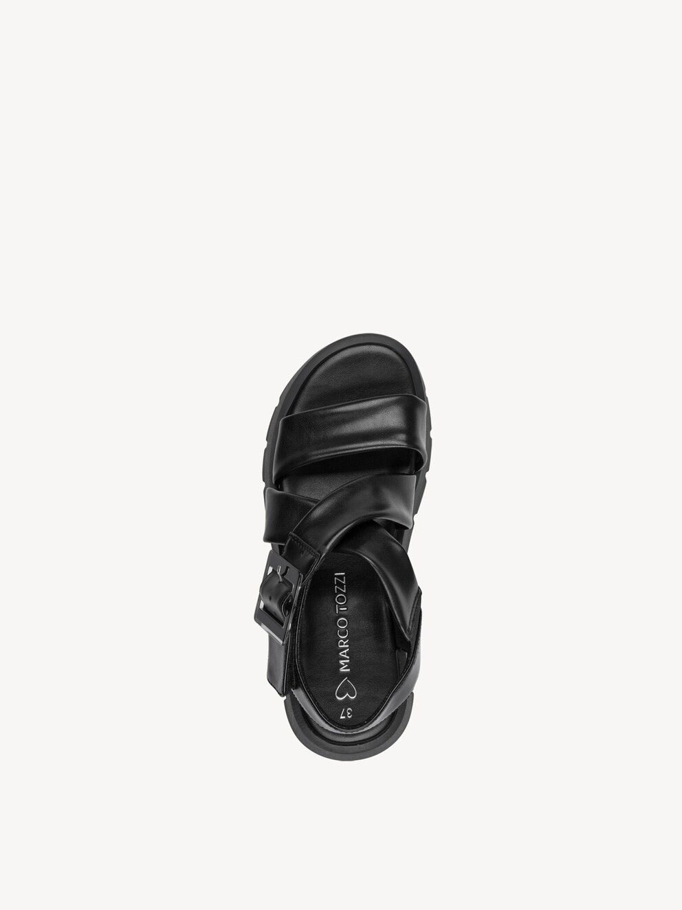 Marco Tozzi, Sandal - sort BLACK, billede 3 af 6
