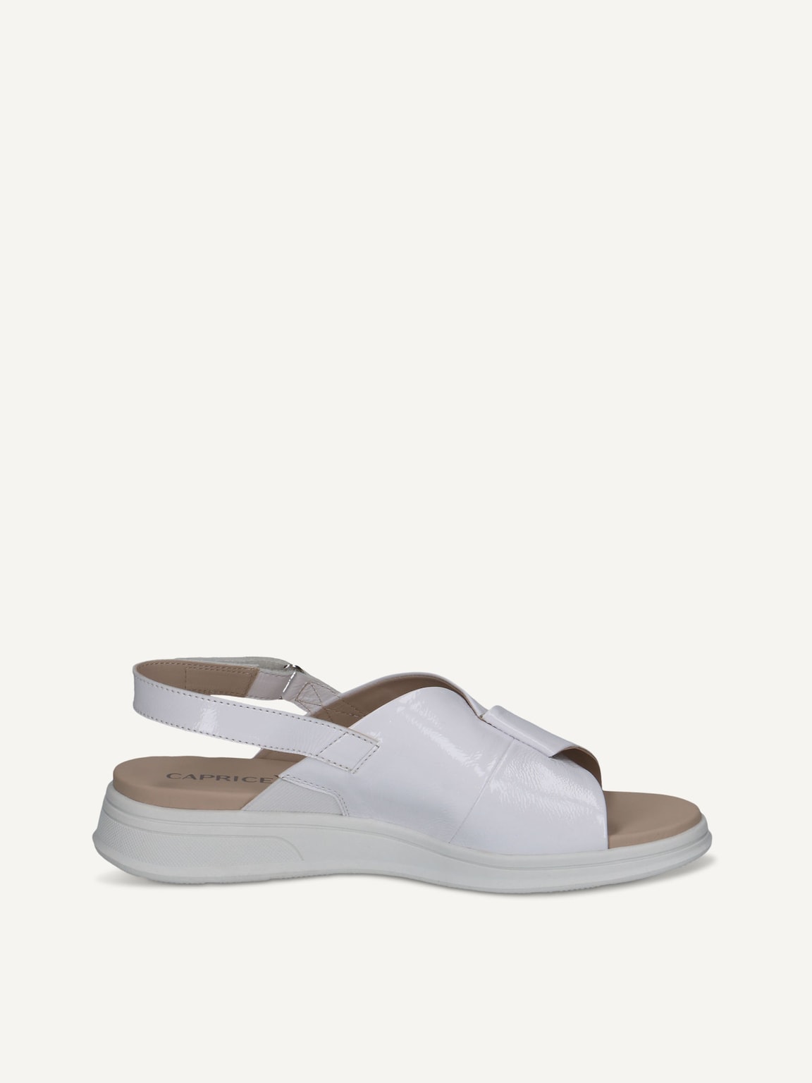 Caprice, Leather Sandal - white WHITE NAPLAK, image 3 of 5