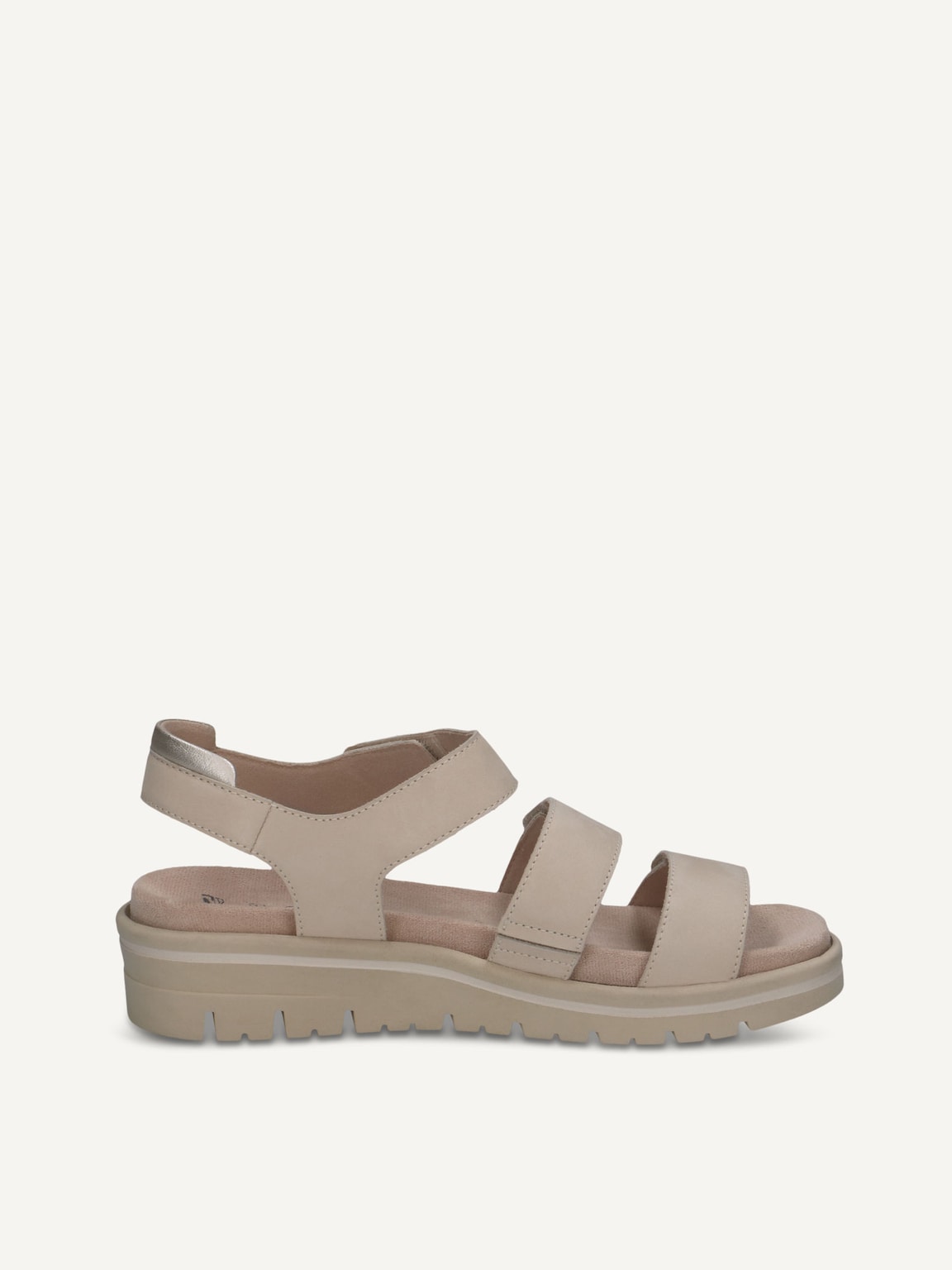 Caprice, Leather Sandal - white SNOW COMB, image 4 of 6