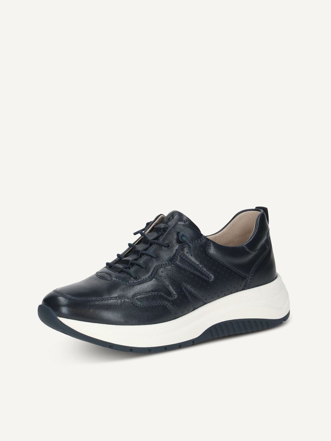 Caprice, Leather Sneaker - blue OCEAN NAPPA, image 1 of 5