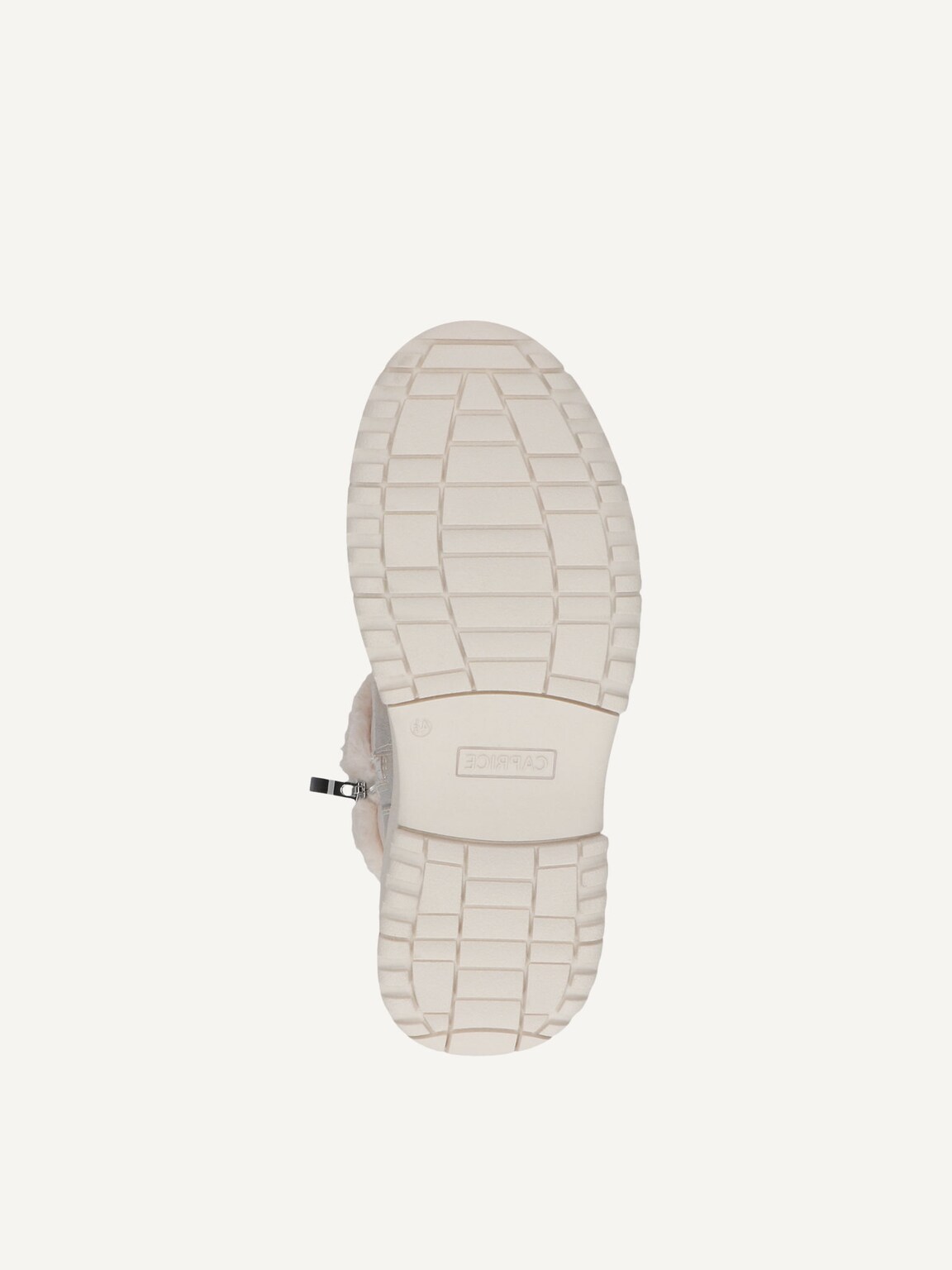 Caprice, Bootie - metallic warm lining CREAM COMB, image 4 of 5