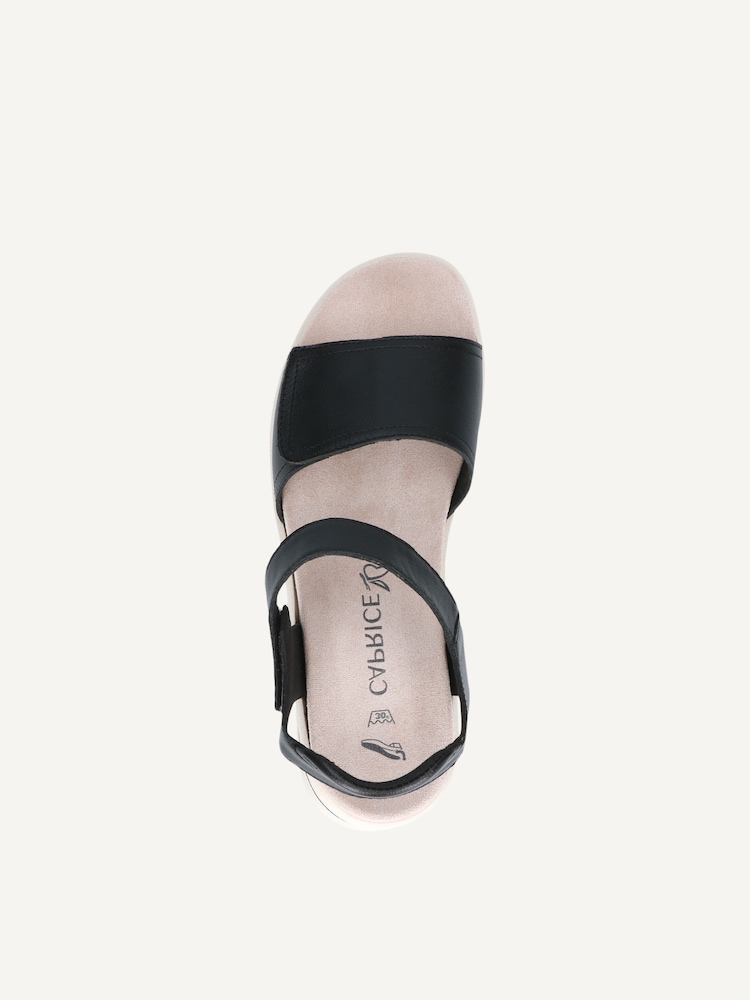 Caprice, Sandale à talon en cuir - noir BLACK NAPPA, image 4 sur 5