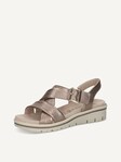 Not selected, Caprice, Leather Sandal - brown TAUPE METALLIC
