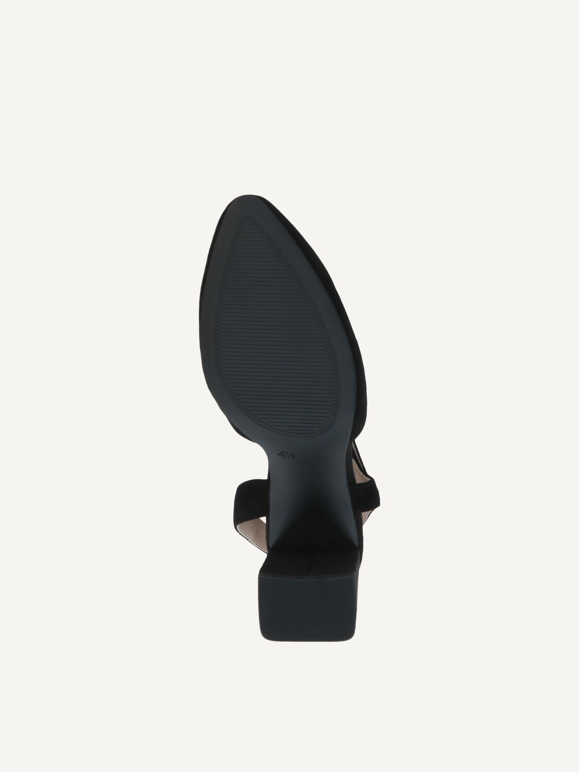 Caprice, Leather sling pumps - black BLACK SUEDE, image 5 of 6