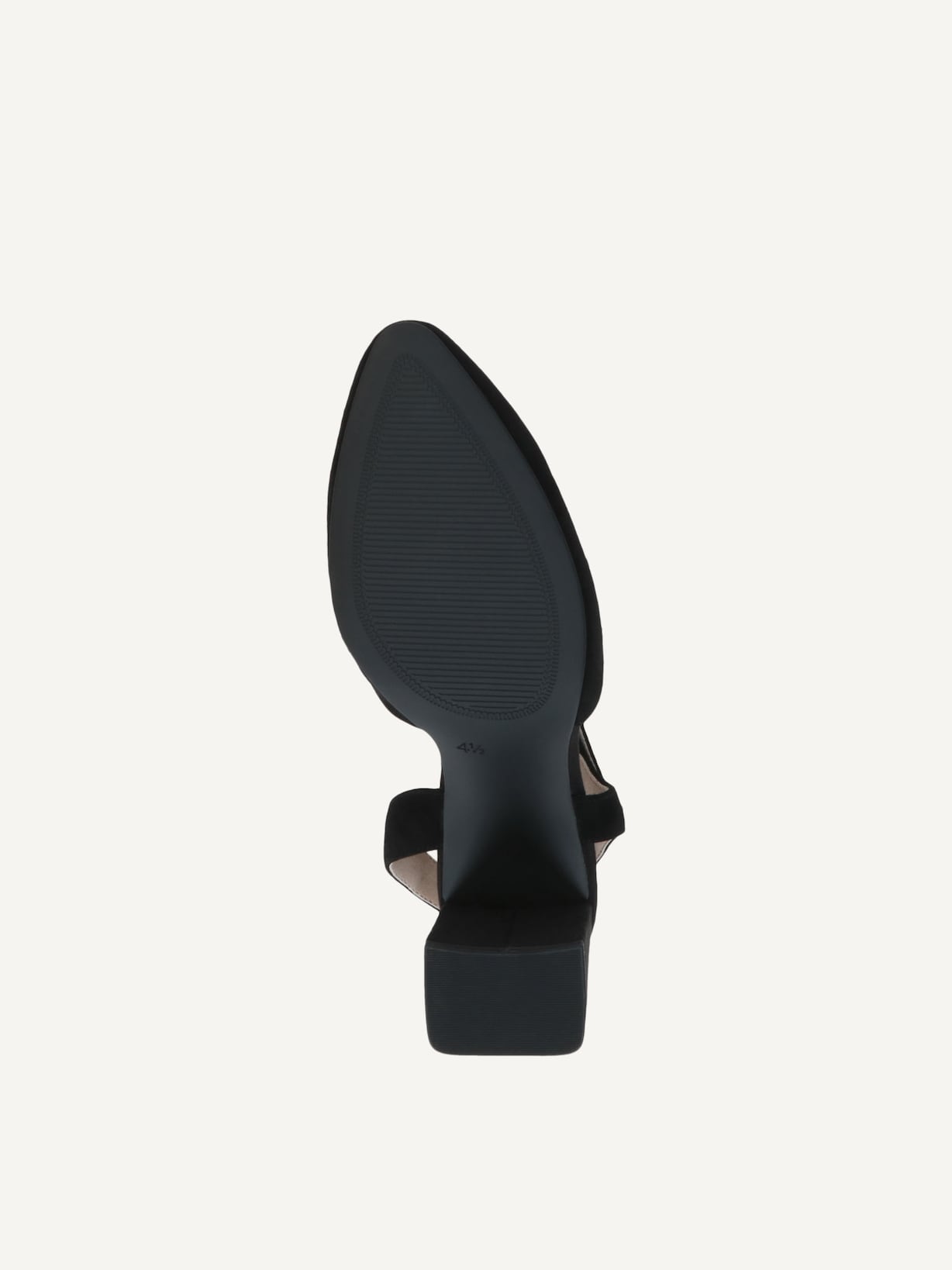 Caprice, Leather sling pumps - black BLACK SUEDE, image 6 of 6