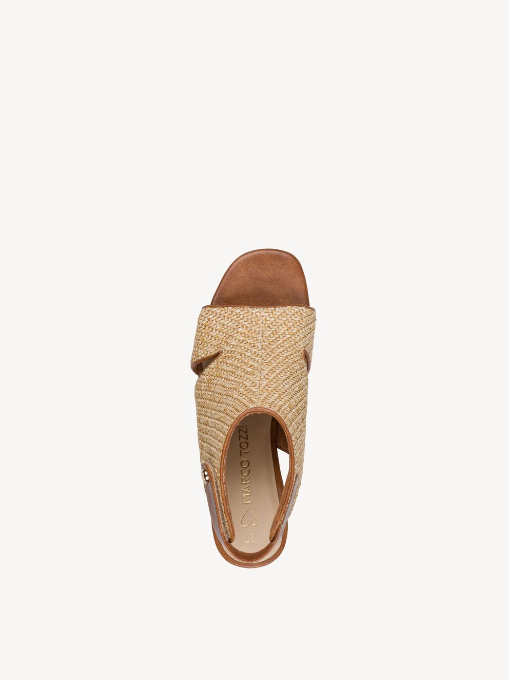 Marco Tozzi, Sandály - hnědá COGNAC COMB, obrázek 5 z 6