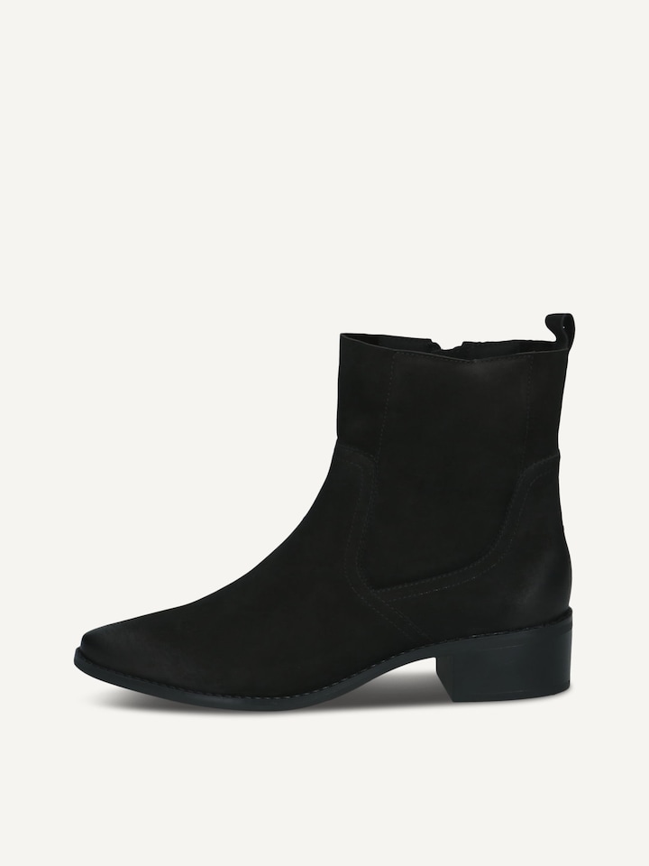 Caprice, Lederstiefelette - schwarz BLACK NUBUC