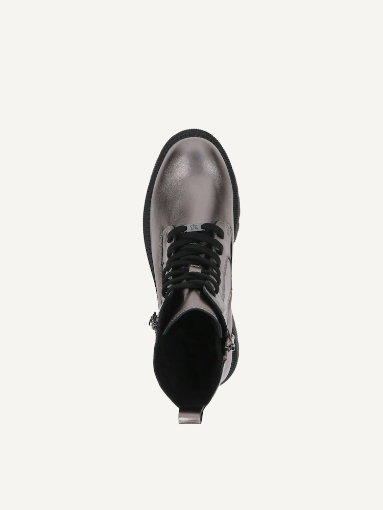 Caprice, Bottine en cuir - marron doublure chaude TAUPE METALLIC, image 4 sur 5