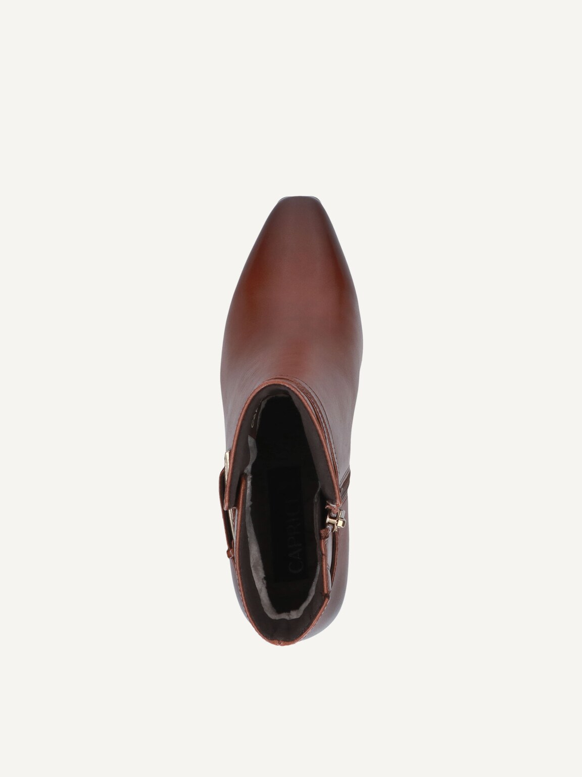 Caprice, Leather Bootie - brown COGNAC NAPPA, image 5 of 5