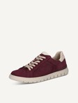 Selected, Caprice, Leather Sneaker - red BORDEAUX COMB