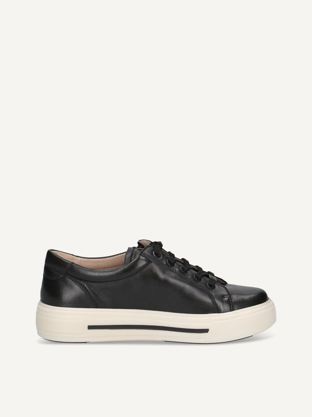 Caprice, Basket en cuir - noir BLACK NAPPA, image 3 sur 5