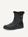 Not selected, Caprice, Leather Bootie - black warm lining BLACK NAPPA