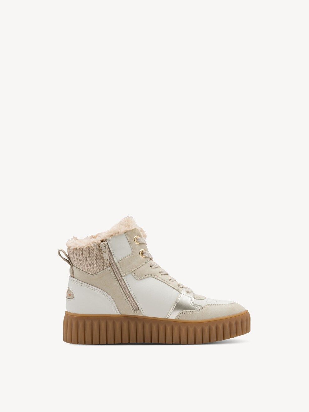 Marco Tozzi, Bottine - beige doublure chaude CREAM COMB, image 6 sur 6