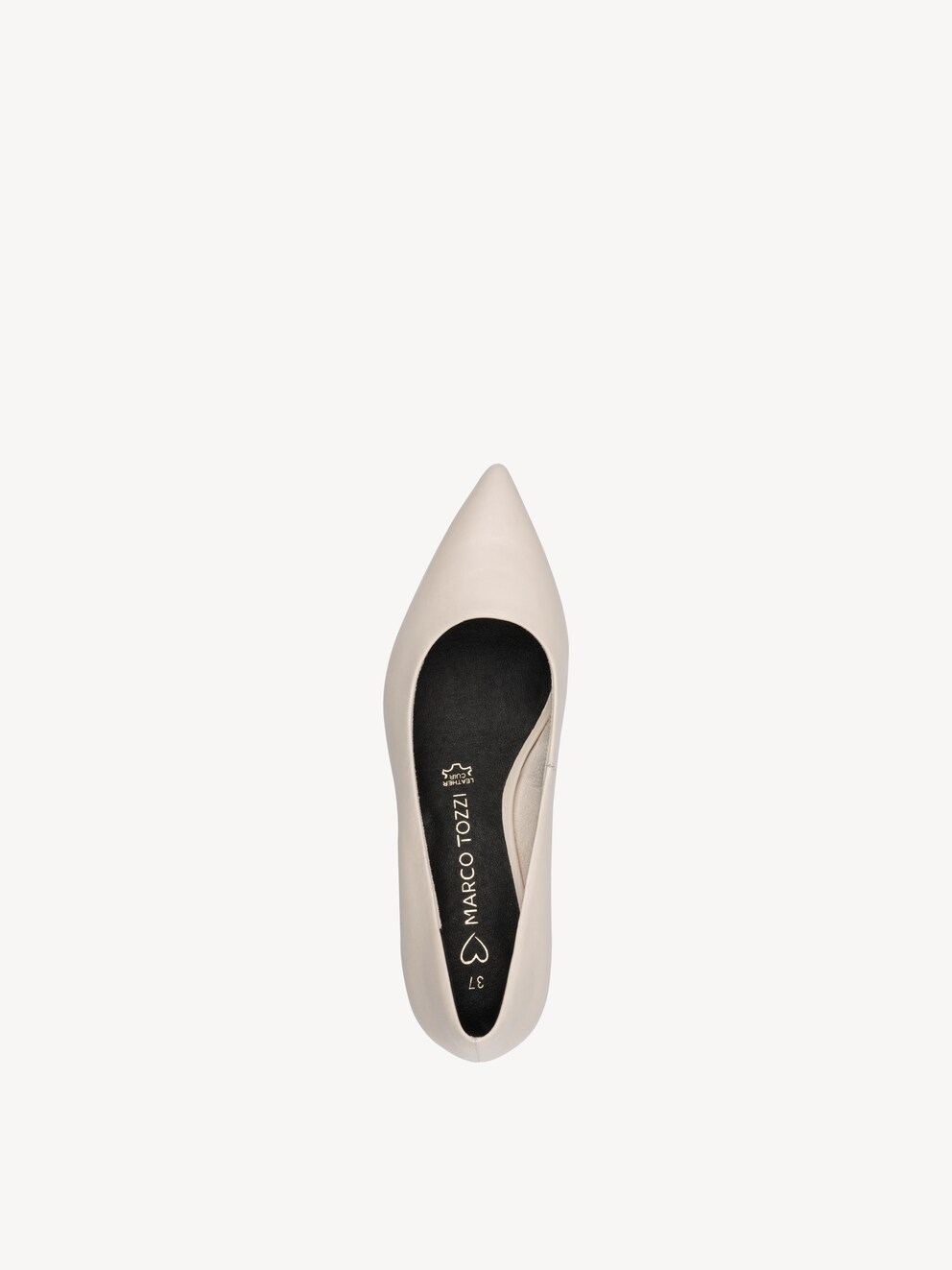 Marco Tozzi, Decolleté - beige CREAM NAPPA, immagine 6 di 7