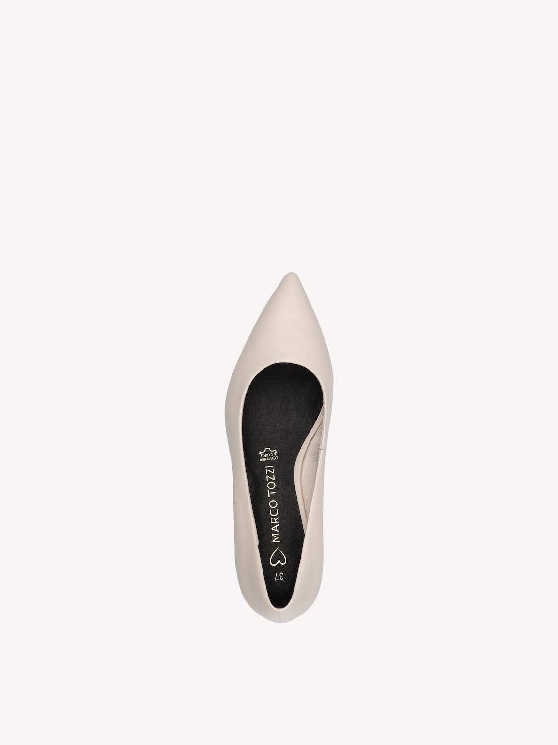 Marco Tozzi, Decolleté - beige CREAM NAPPA, immagine 4 di 7