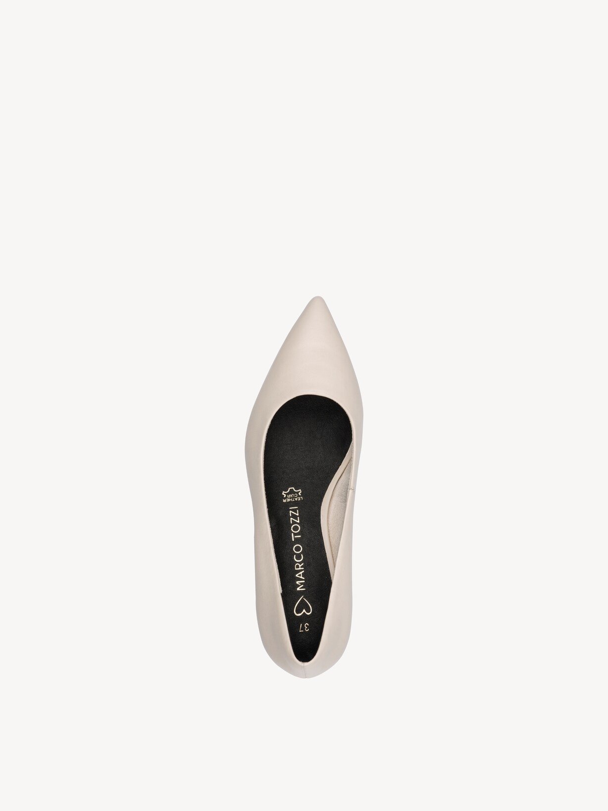 Marco Tozzi, Decolleté - beige CREAM NAPPA, immagine 6 di 7