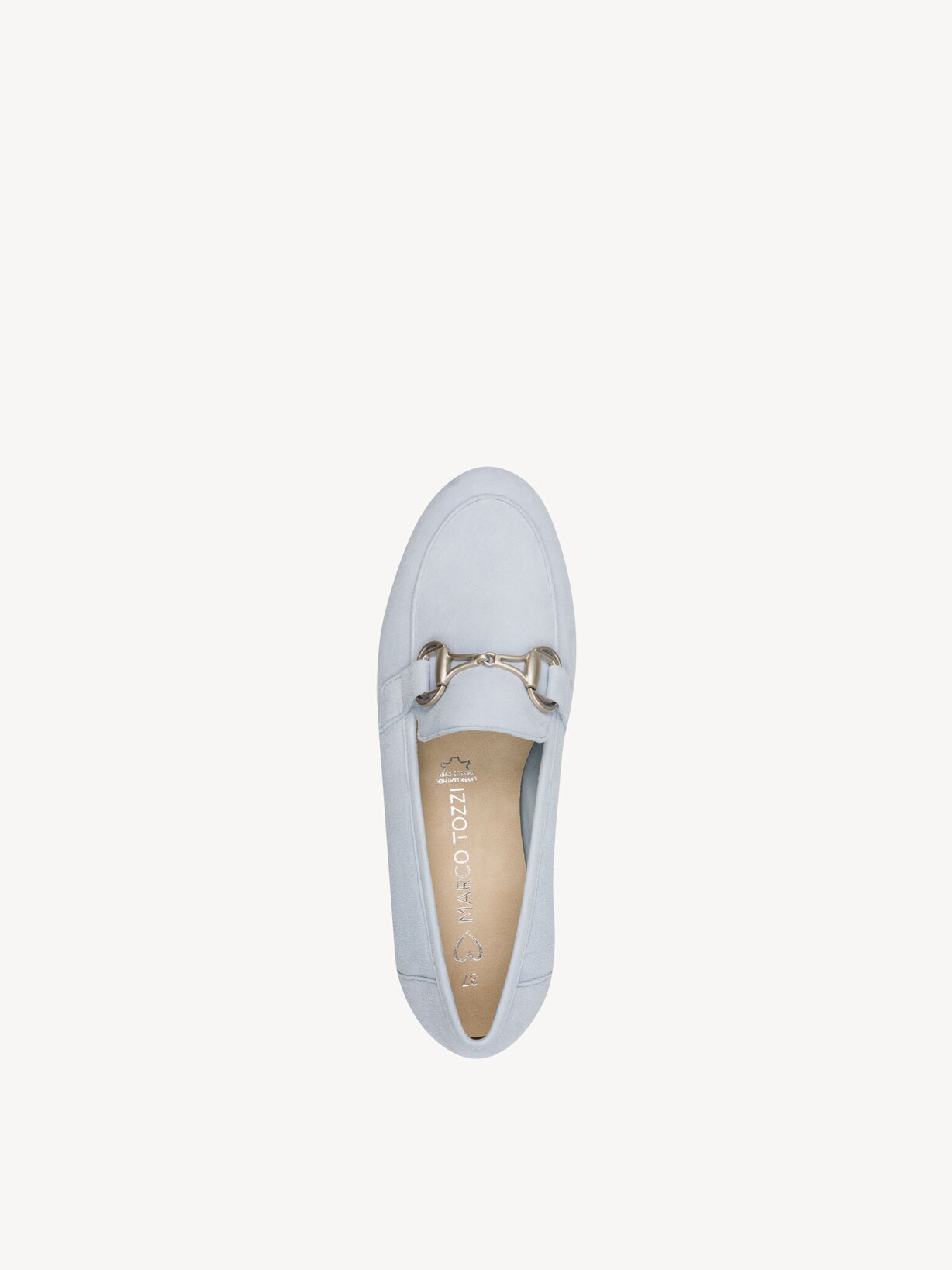 Marco Tozzi, Lederslipper - blau LT.BLUE, Bild 5 von 6