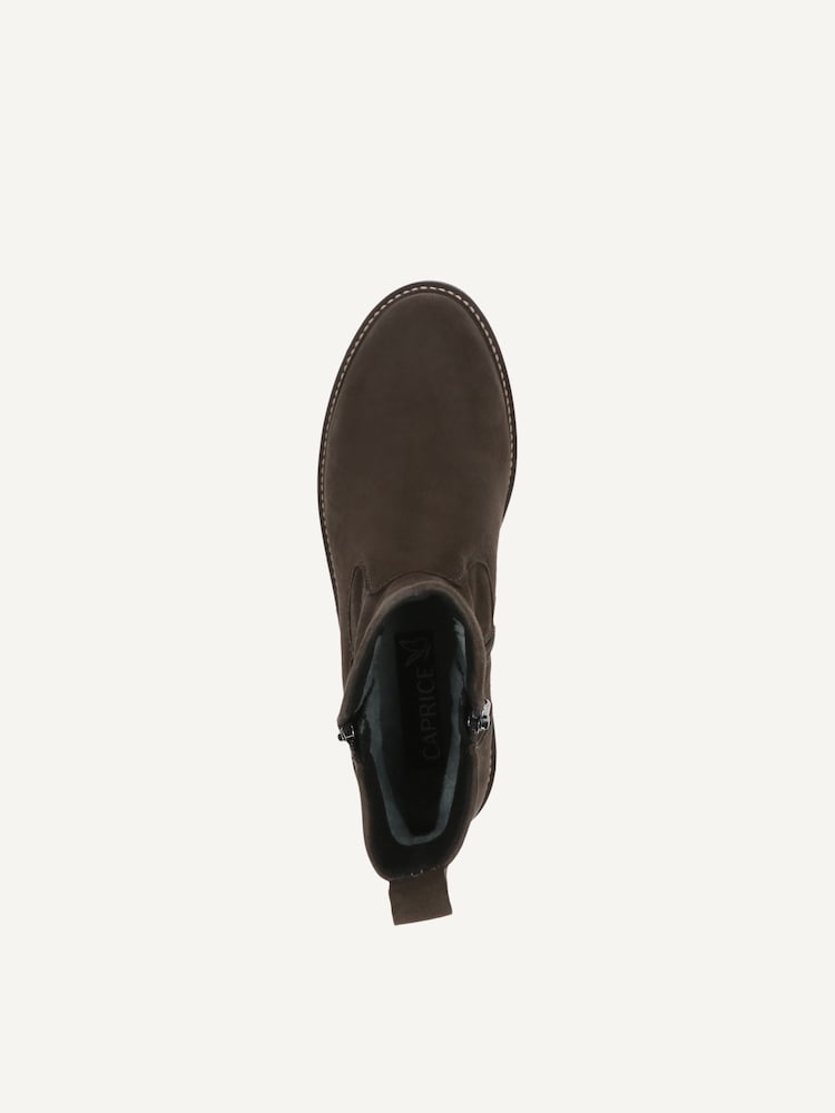 Caprice, Bottine en cuir - gris DK GREY SUEDE, image 5 sur 6