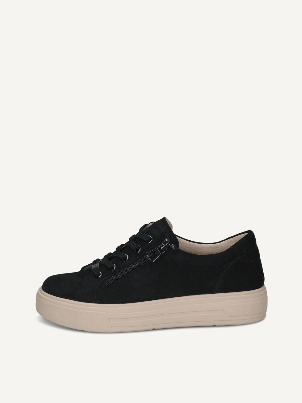 Caprice, Basket en cuir - noir BLACK SUEDE, image 1 sur 5