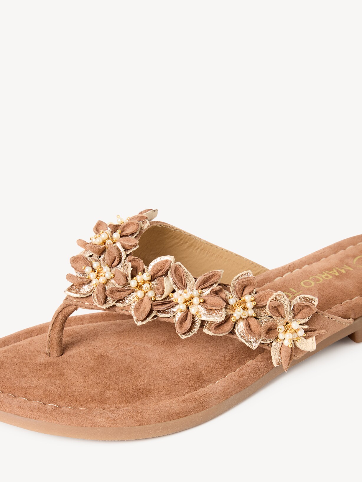 Marco Tozzi, Leather Toe separators - brown TAN COMB, image 5 of 7