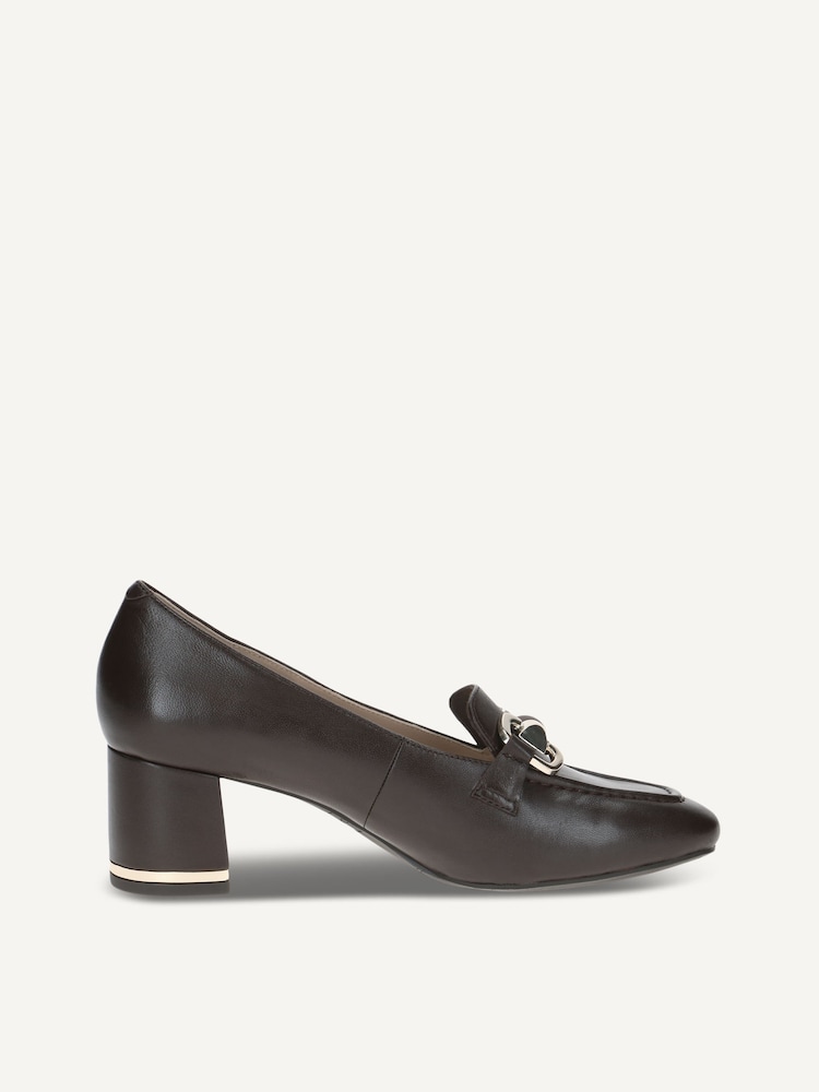 Caprice, Slipper en cuir - marron DK BROWN NAPPA, image 4 sur 6