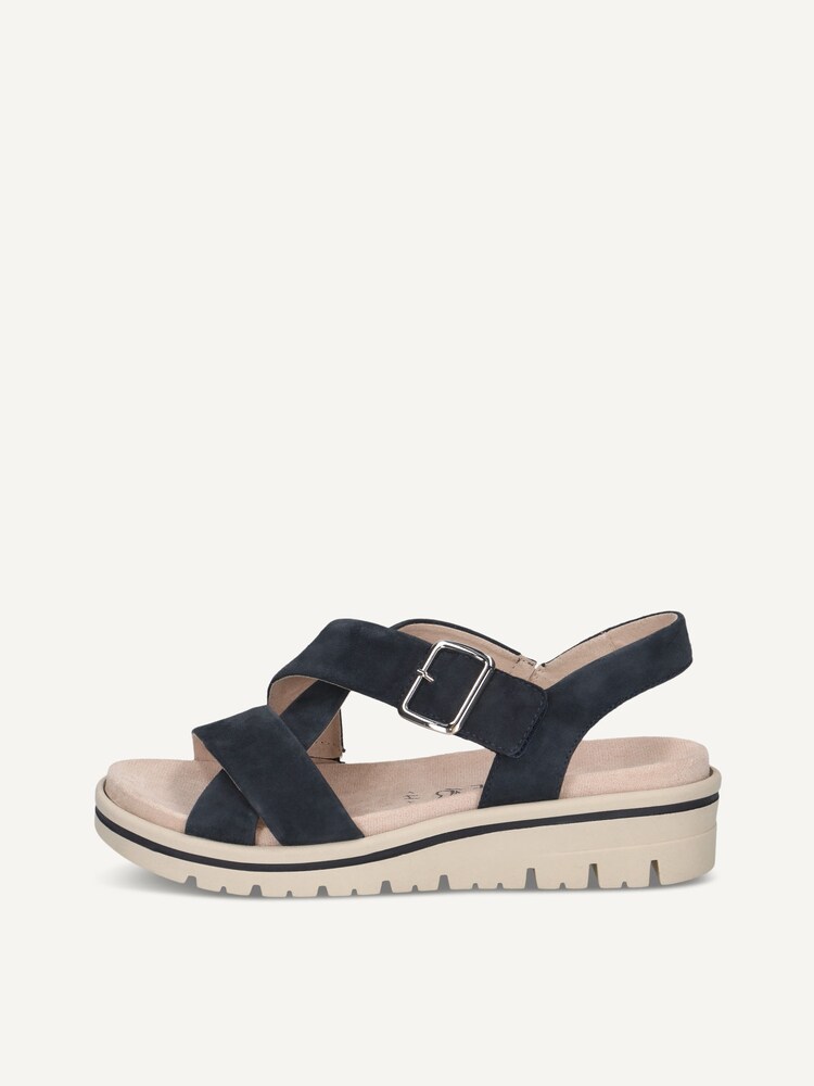 Caprice, Leather Sandal - blue OCEAN SUEDE, image 3 of 6