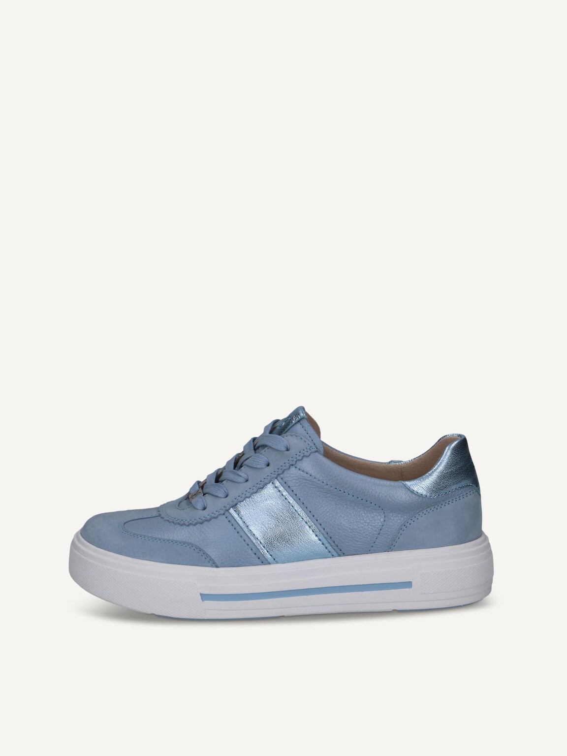 Caprice, Leather Sneaker - blue BLUE COMB, image 3 of 6