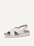 Not selected, Caprice, Leather Sandal - white WHITE NAPLAK