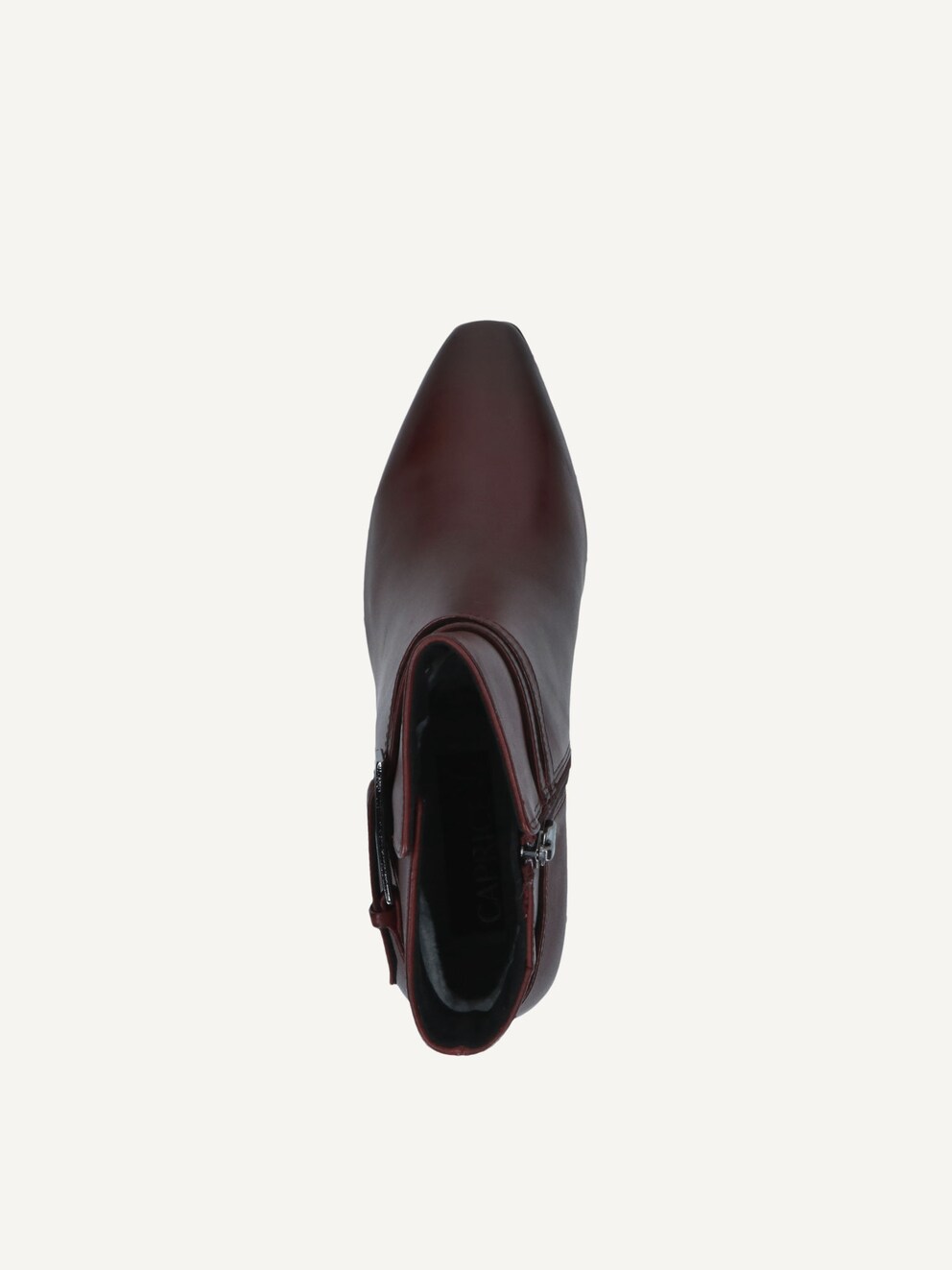 Caprice, Bottine en cuir - rouge BORDEAUX NAPPA, Image 5 of 6