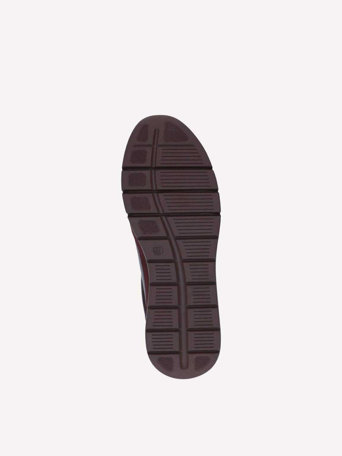 Caprice, Leather Sneaker - red BORDEAUX COMB, image 5 of 6
