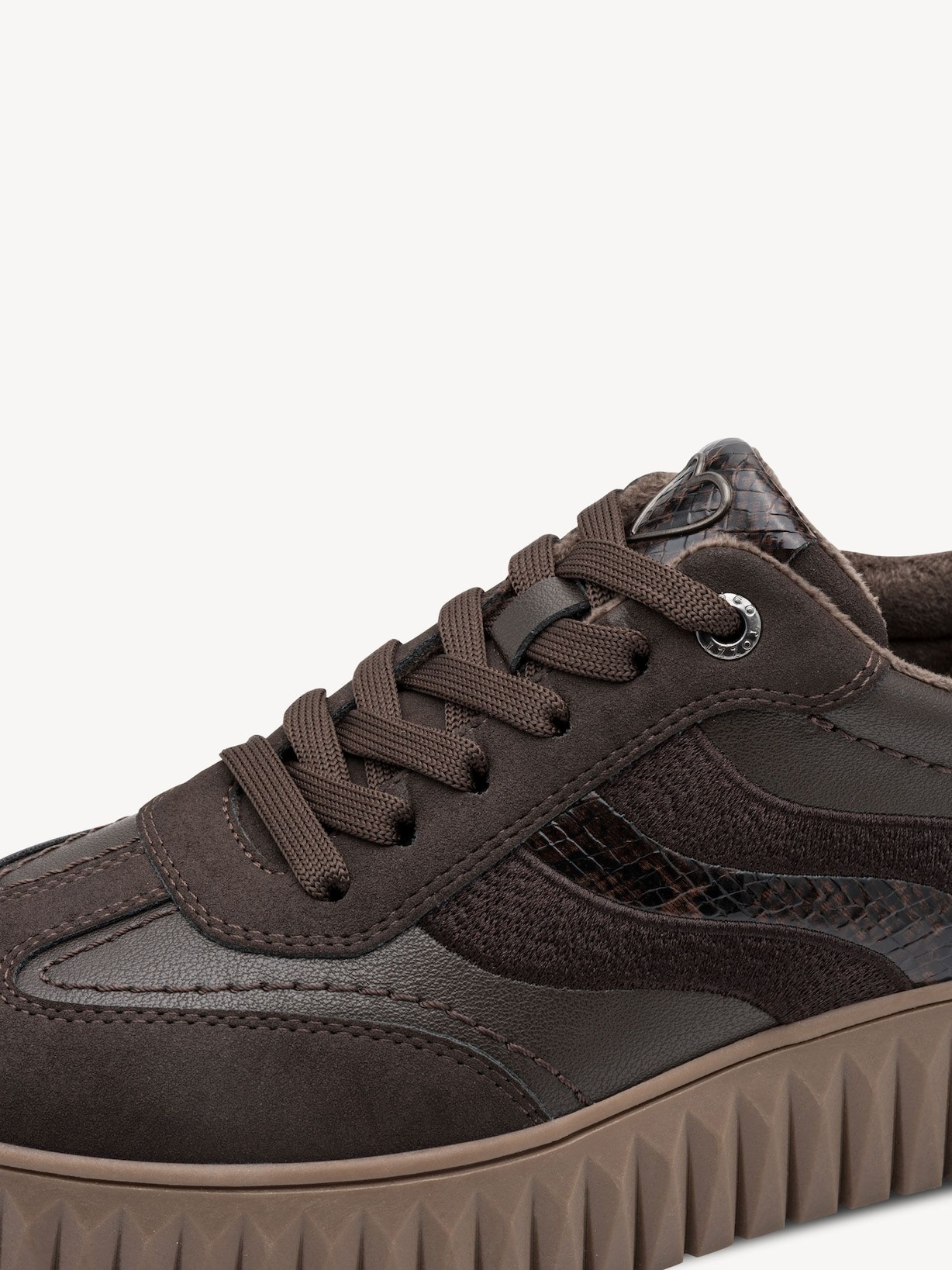 Marco Tozzi, Sneaker - brown MOCCA COMB, image 4 of 7