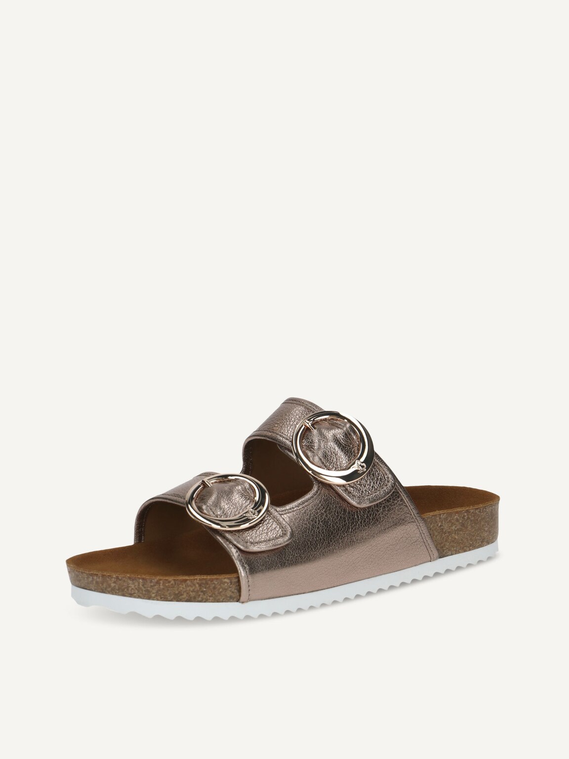 Caprice, Leather Mule - brown TAUPE METALLIC, image 1 of 6