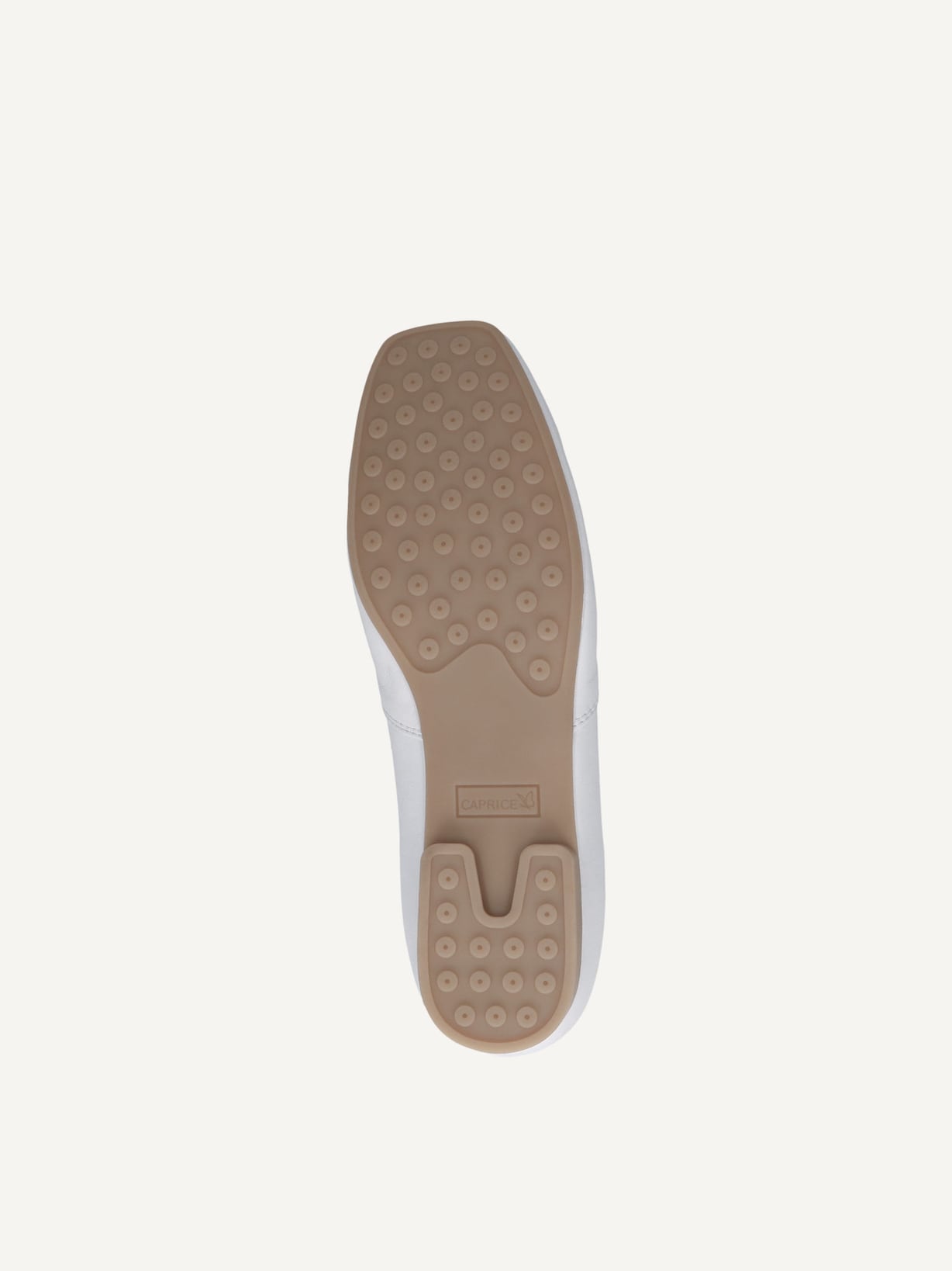 Caprice, Ballerine en cuir - blanc WHITE SOFTNAP., image 5 sur 5
