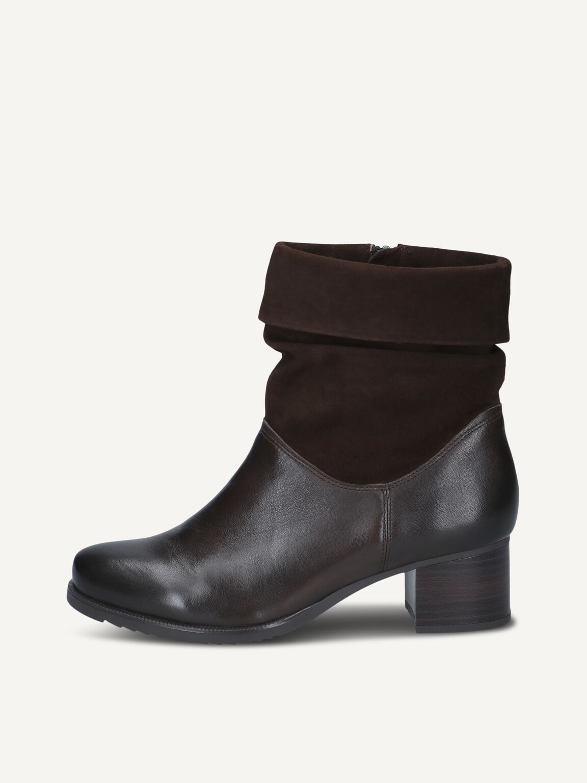 Caprice, Leather Bootie - brown DK BROWN COMB, image 3 of 6
