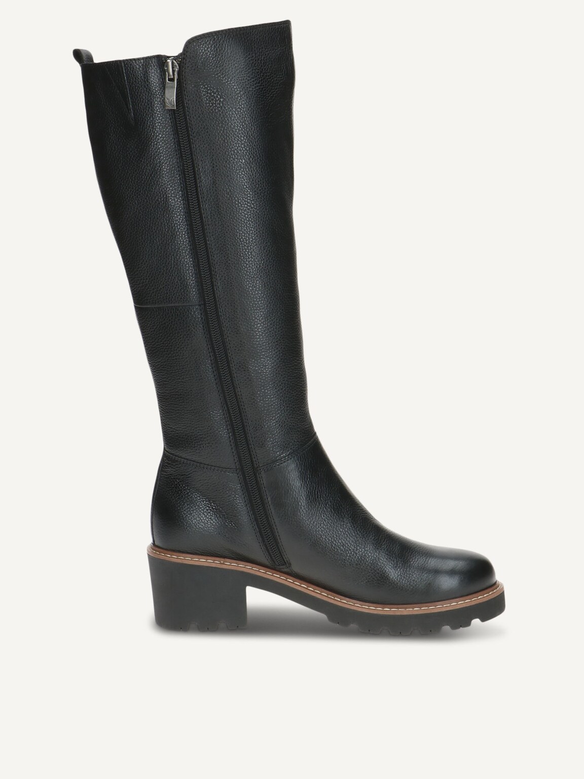 Caprice, Leather Boots - black warm lining BLACK NAPPA, image 3 of 5