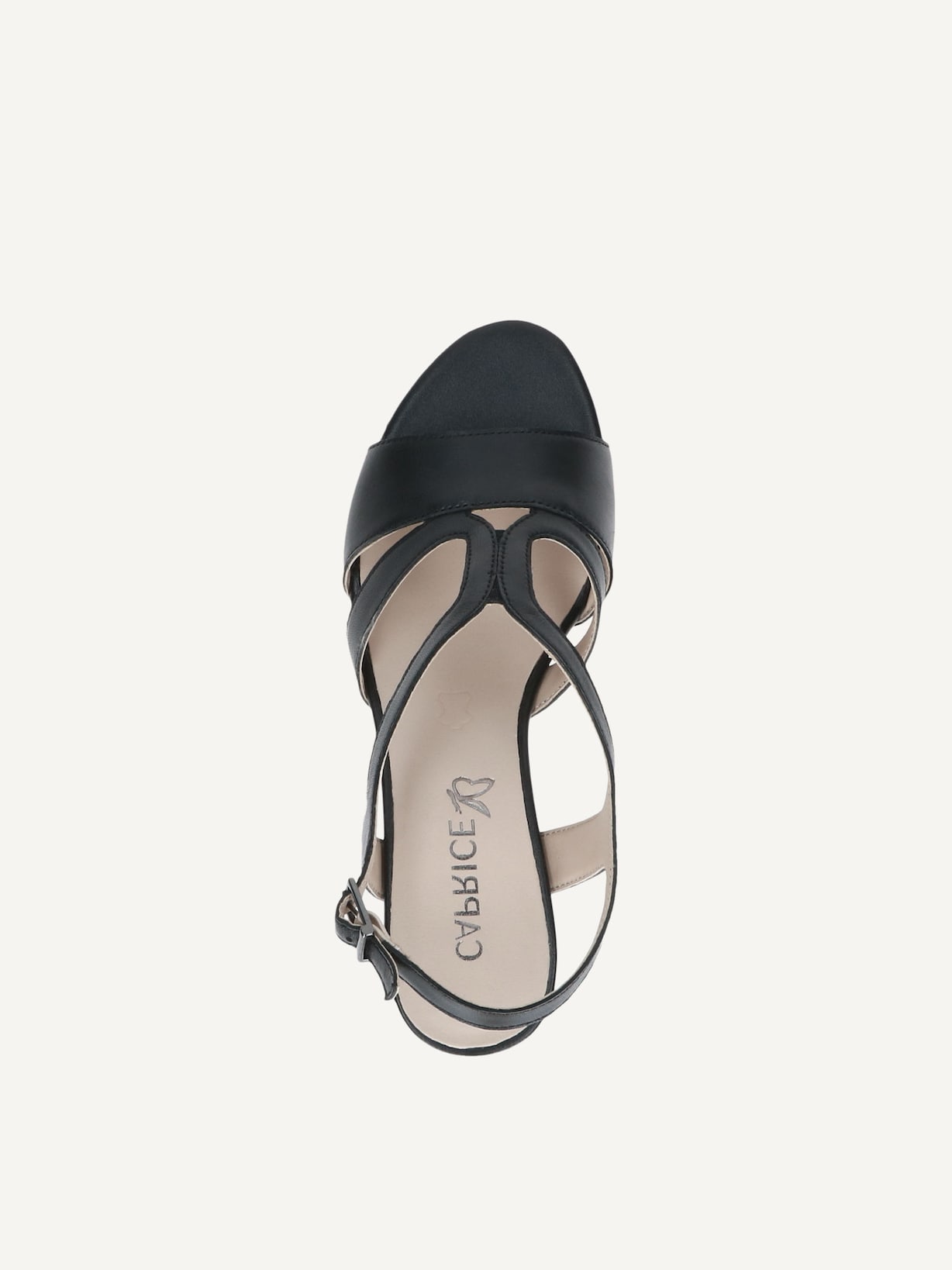 Caprice, Sandale à talon en cuir - noir BLACK NAPPA, image 5 sur 6