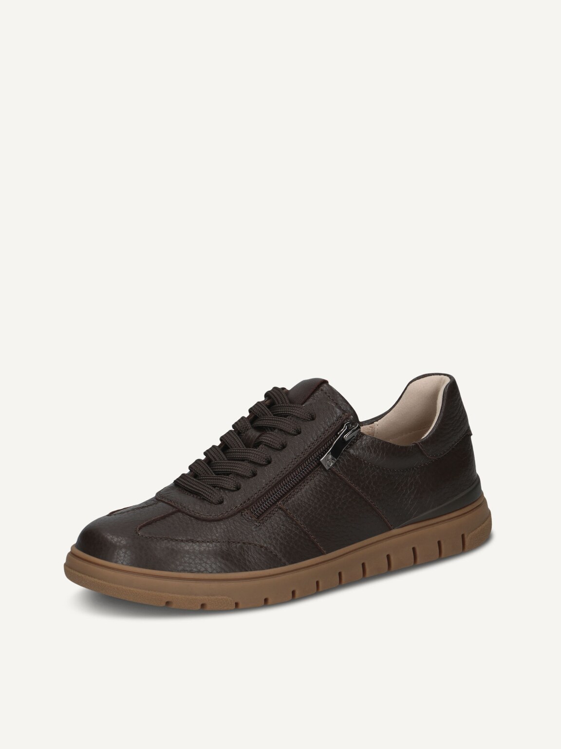 Caprice, Leather Sneaker - brown DK BROWN DEER, image 1 of 6
