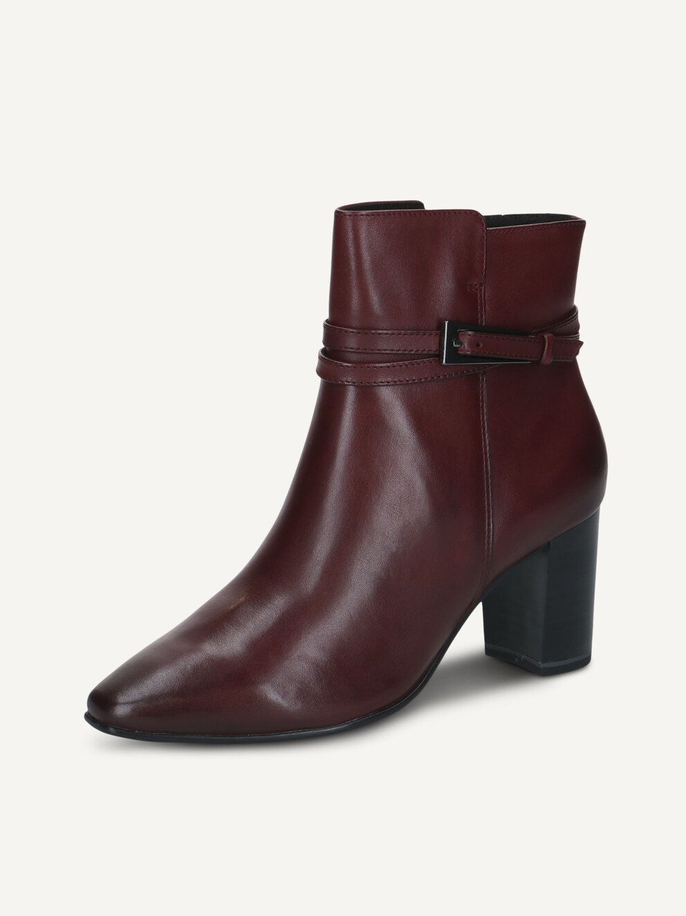 Caprice, Bottine en cuir - rouge BORDEAUX NAPPA, Image 3 of 6