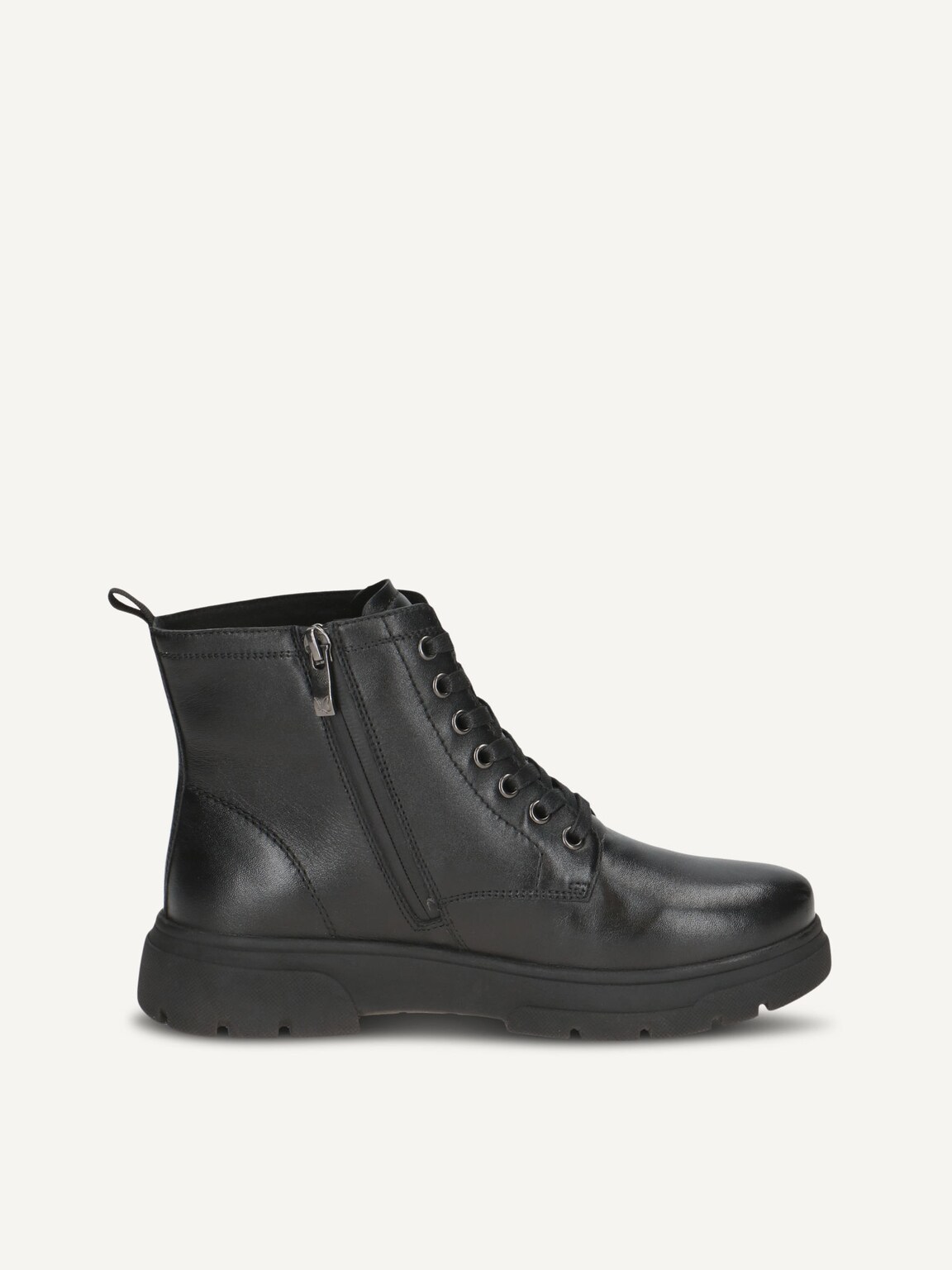 Caprice, Leather Bootie - black warm lining BLACK NAPPA, image 3 of 5