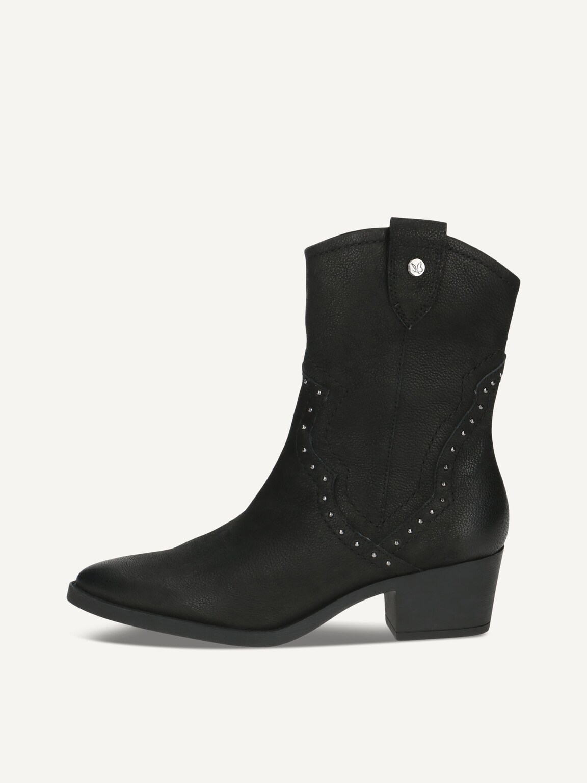 Caprice, Leather Bootie - black BLACK NUBUC, image 2 of 5