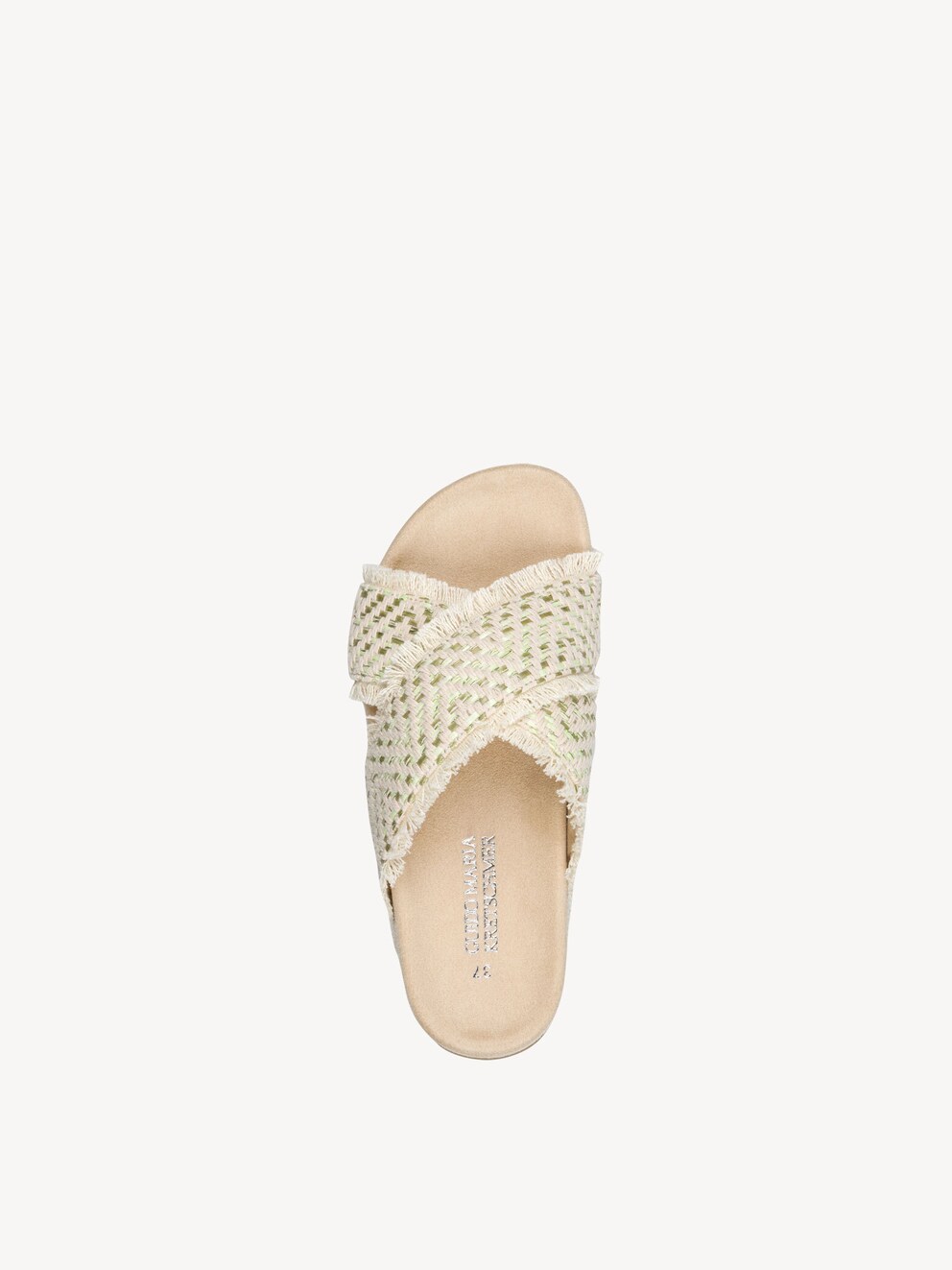 Marco Tozzi, Klapki - beżowy BEIGE COMB, obraz 5 z 6