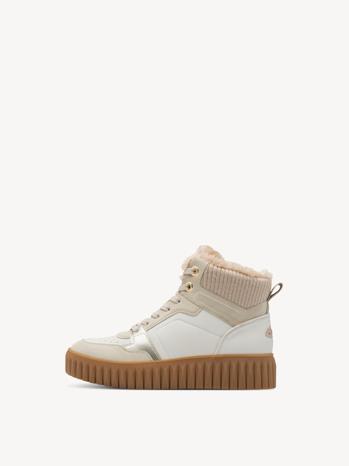 Marco Tozzi, Stivaletti - beige fodera calda CREAM COMB