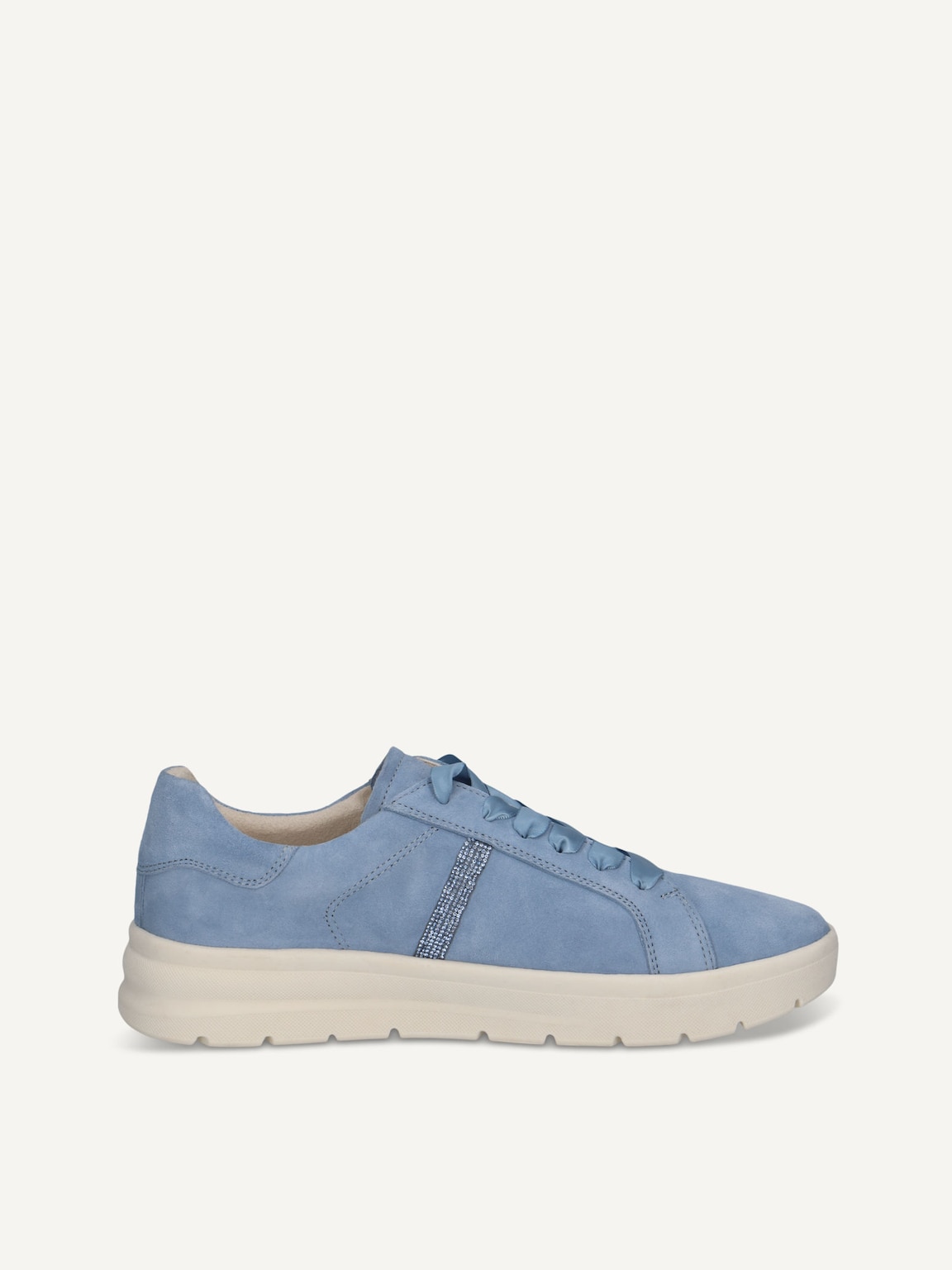 Caprice, Leather Low shoes - blue BLUE SUEDE, image 3 of 5