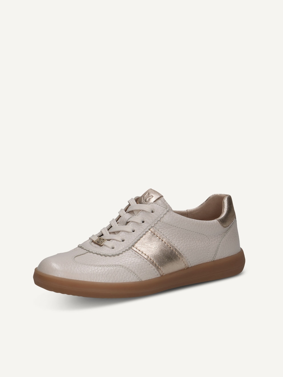 Caprice, Basket en cuir - blanc PEARL DEER COM, image 2 sur 5