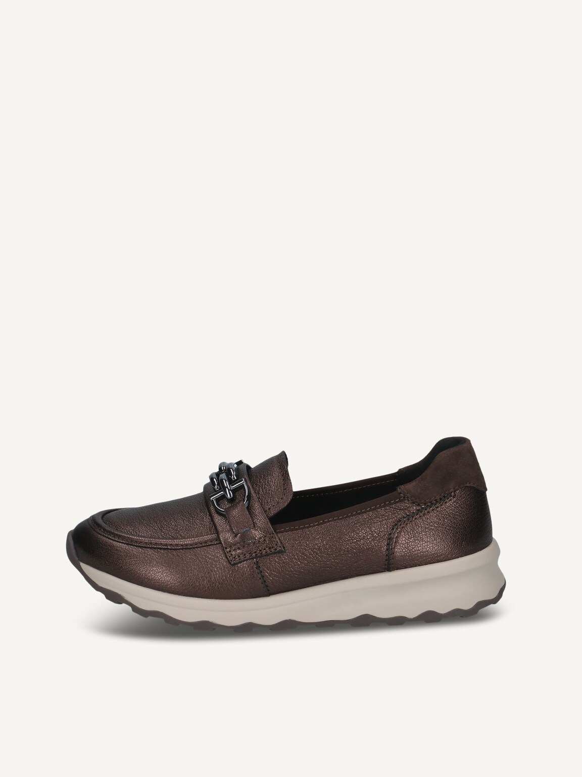 Caprice, Leather Slipper - brown DK BROWN MET, image 3 of 6