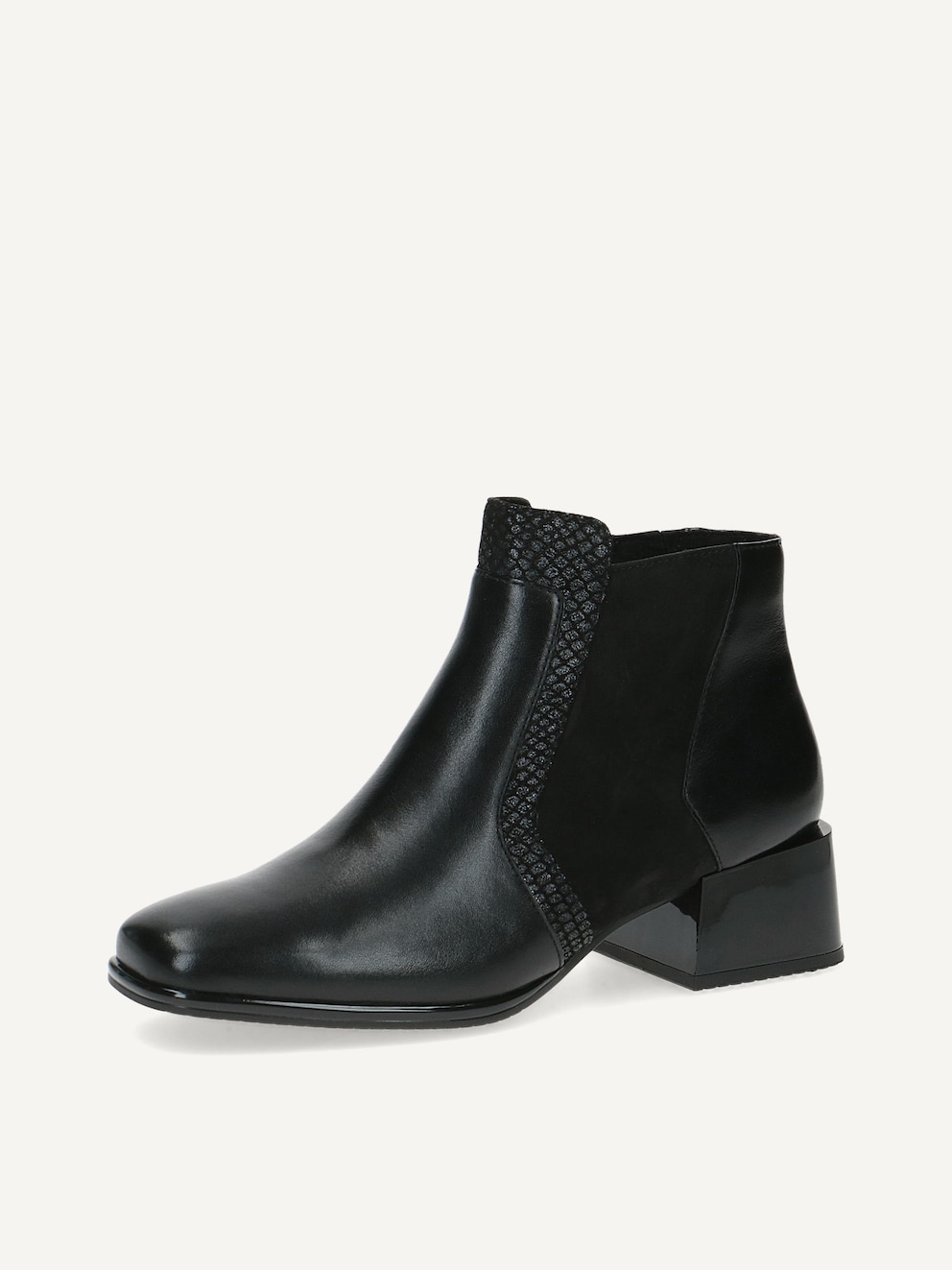 Caprice, Bottine en cuir - noir BLACK COMB, image 2 sur 5