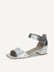 Not selected, Caprice, Leather Heeled sandal - silver SILVER METAL.