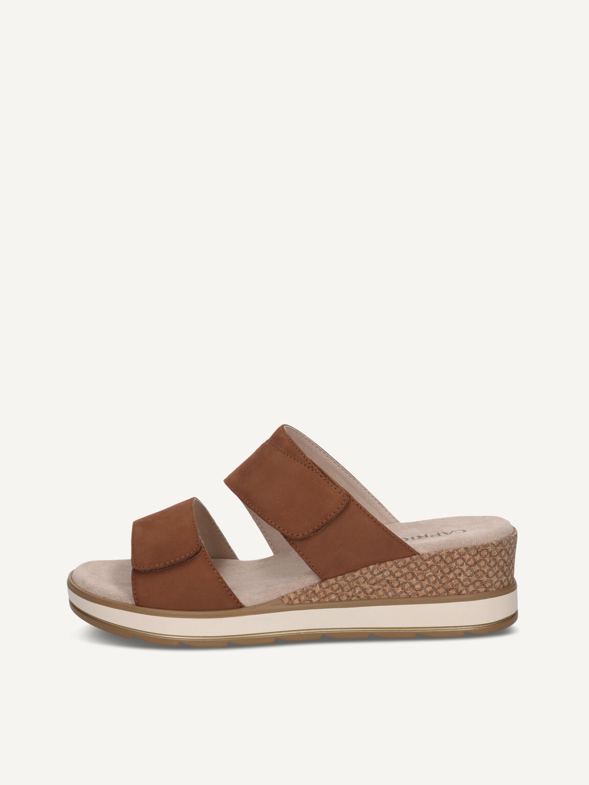 Caprice, Leather Mule - brown COGNAC NUBUC, image 3 of 6