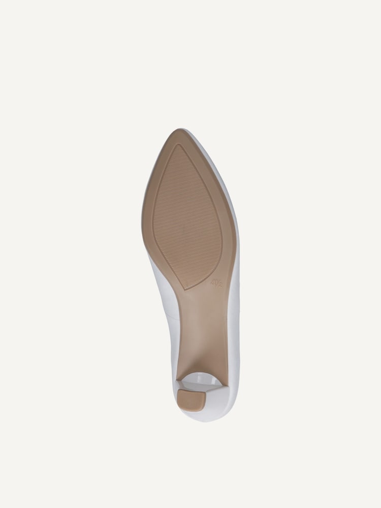 Caprice, Escarpin en cuir - blanc WHITE NAPPA, image 9 sur 10