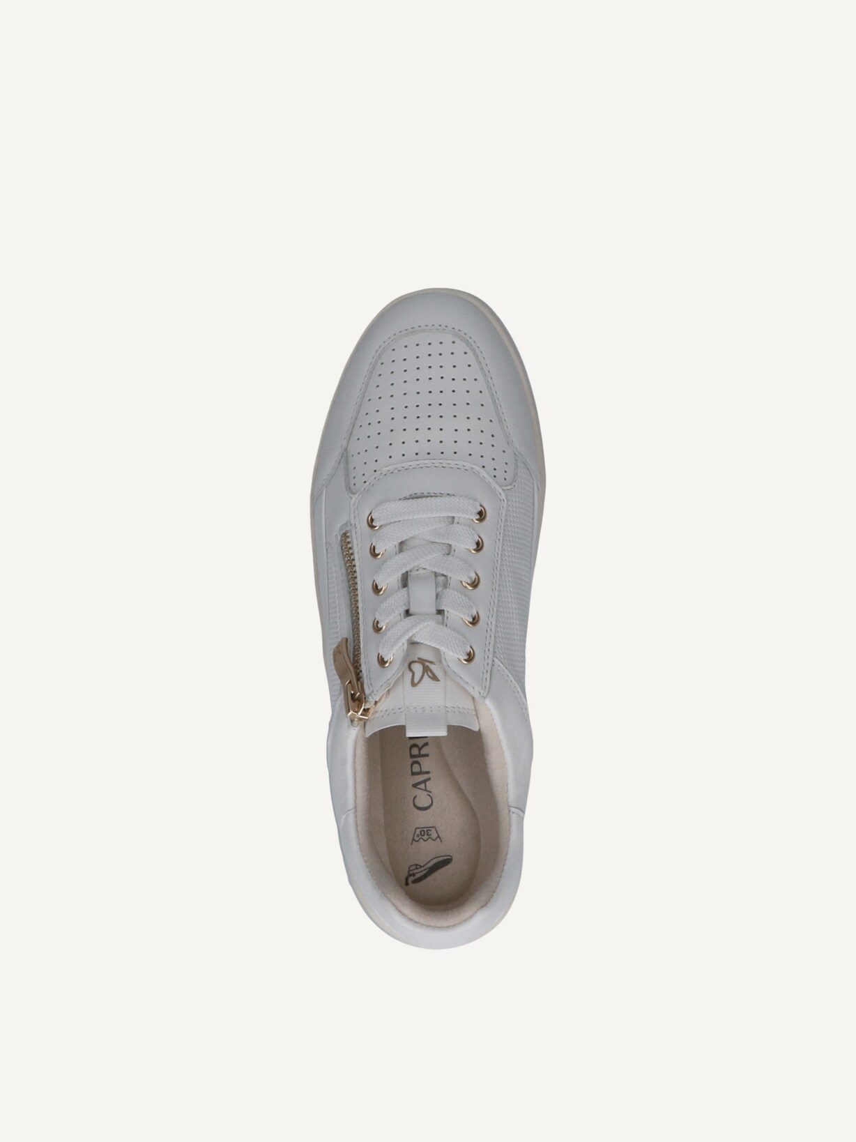 Caprice, Derbie en cuir - blanc WHITE NAPPA, image 4 sur 5